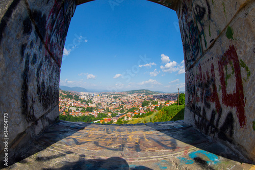 Sarajevo Castle and city view photo