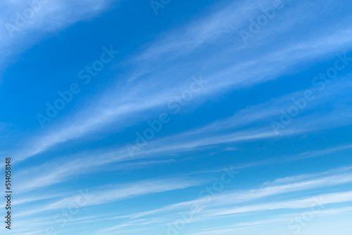 夏の青空と雲