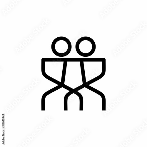 Connect Logo, People and Family Logo Vector Template photo