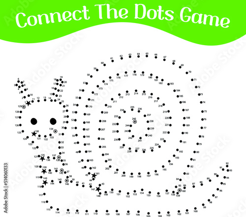 connect the dots draw game kids puzzle work sheet