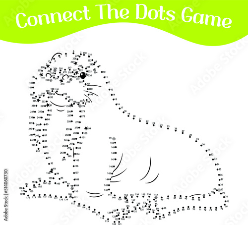 connect the dots draw game kids puzzle work sheet