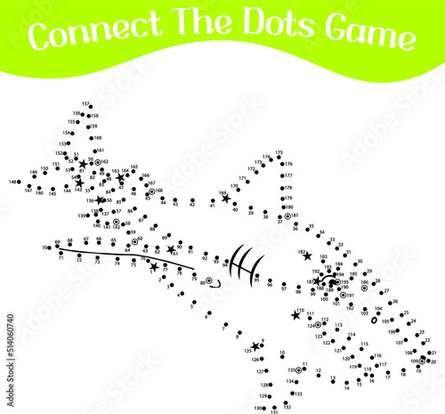 connect the dots draw game kids puzzle work sheet