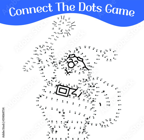 connect the dots, draw game, kids puzzle work sheet,  Christmas puzzle,