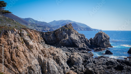 Rocky coastline in Big Sur, California © TYouth