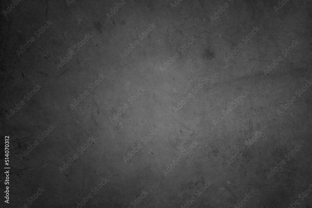 Close-up of abstract grey concrete wall texture background. Dark edges
