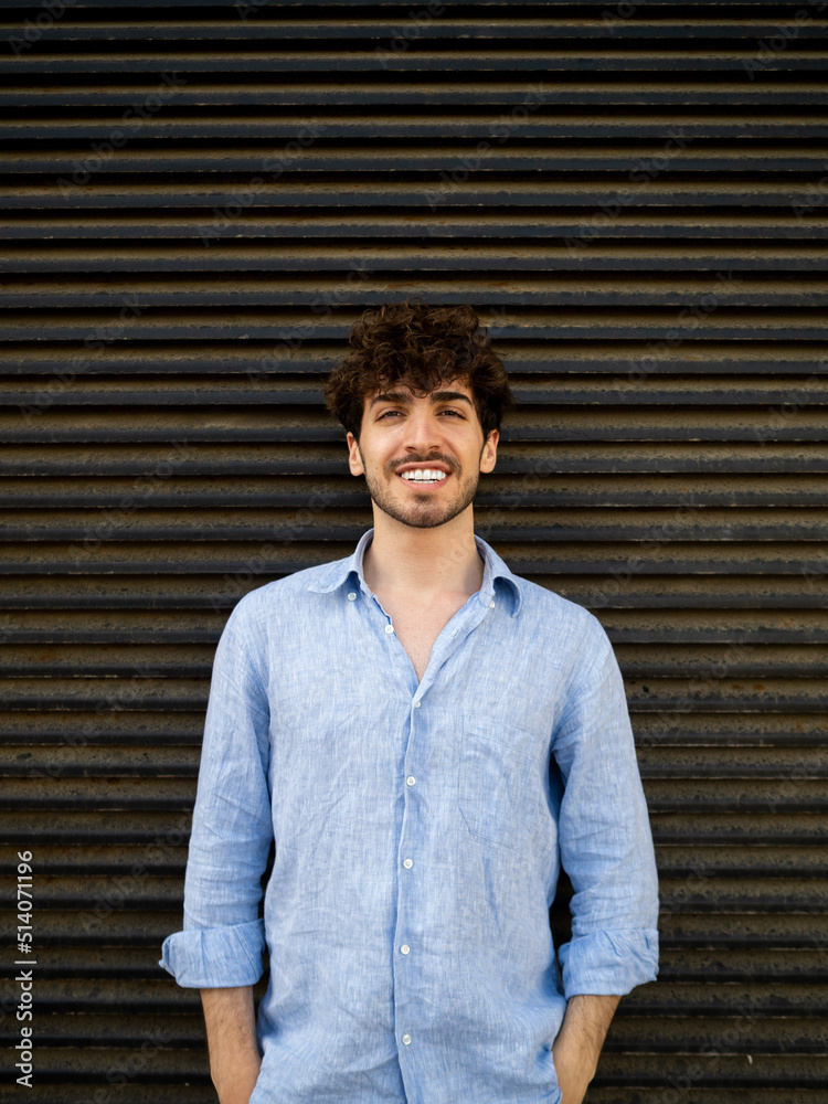 Portrait of a smiling attractive young Italian man. Mediterranean man Portrait of a smiling attractive young Italian man. Mediterranean man