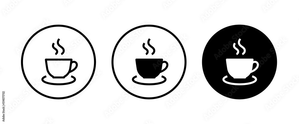 Cup of coffee, mug, tea icon Hot drink icon icons button, vector, sign, symbol, logo, illustration, editable stroke, flat design style isolated on white linear pictogram Cup of coffee, mug, tea icon Hot drink icon icons button, vector, sign, symbol, logo, illustration, editable stroke, flat design style isolated on white linear pictogram