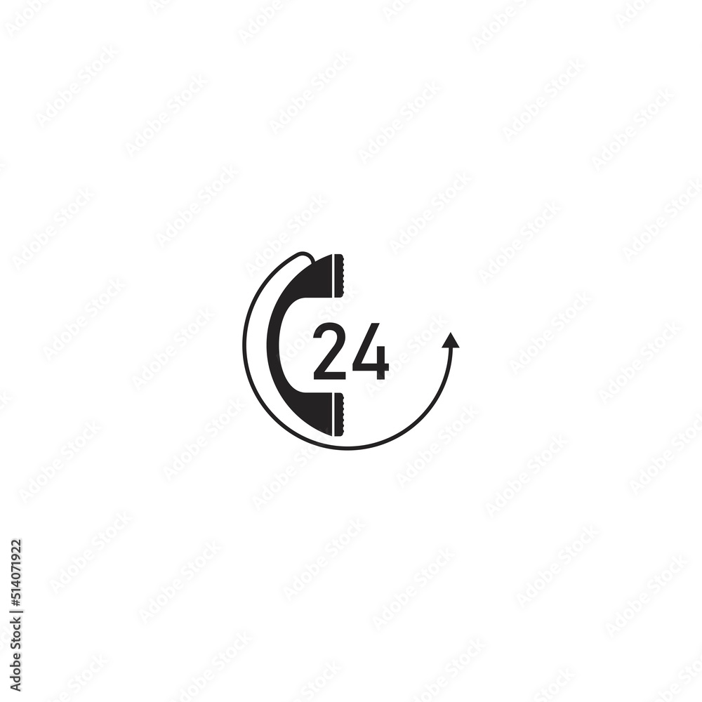 24 hour service icon 24 hour service icon