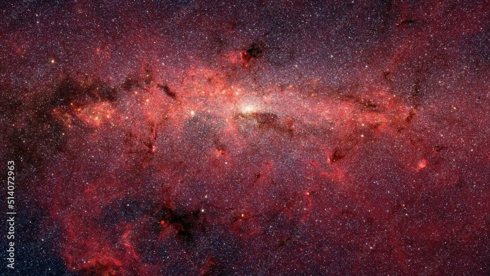 Large starfield in constellation Sagittarius. In these nebulae new stars are born