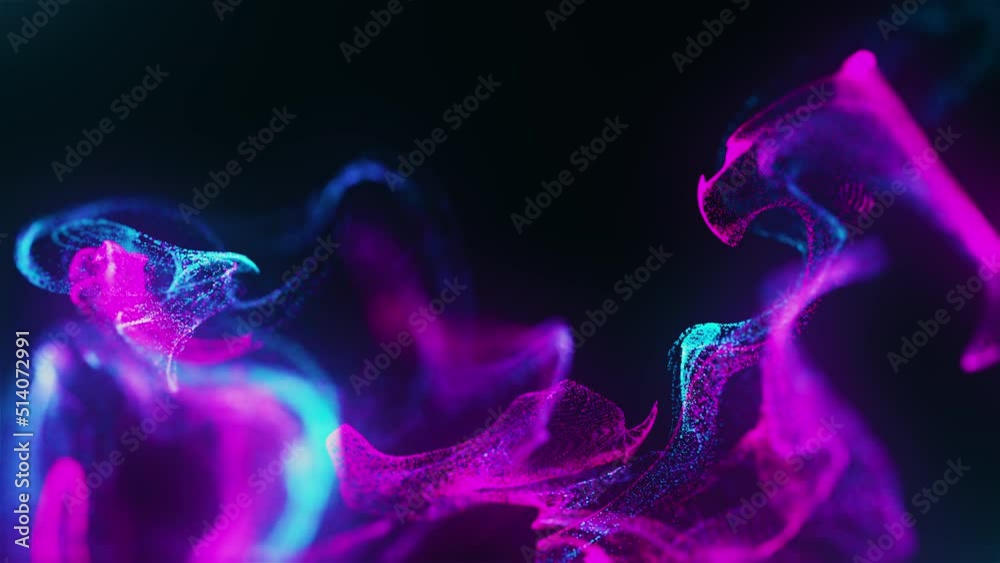 Abstract Colorful Fluid Particles Background Abstract Colorful Fluid Particles Background