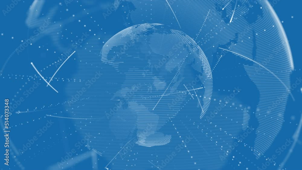 broadcasting web elements growing global network abstract background 4k ultra hd digital globe with connection data lines and particles geometric futuristic polygon texture line