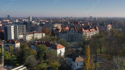 Wallpaper Mural Timisoara city - the Piarist Complex and the Cathedral Torontodigital.ca
