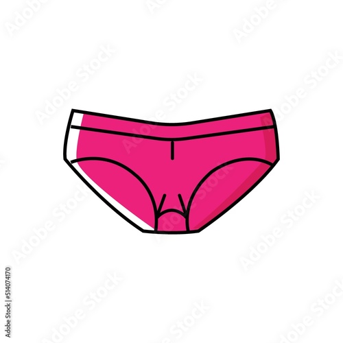 underpants icon logo vector design template