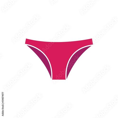 underpants icon logo vector design template
