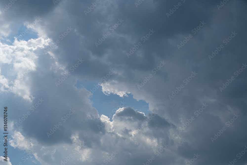 Sky and clouds with soft light from the sun. beautiful clouds Sky and clouds with soft light from the sun. beautiful clouds