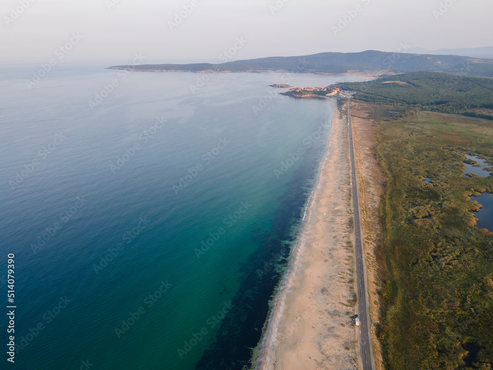 Aerial view of The Driver Beach (Alepu) near resort of Dyuni, Bulgaria Aerial view of The Driver Beach (Alepu) near resort of Dyuni, Bulgaria
