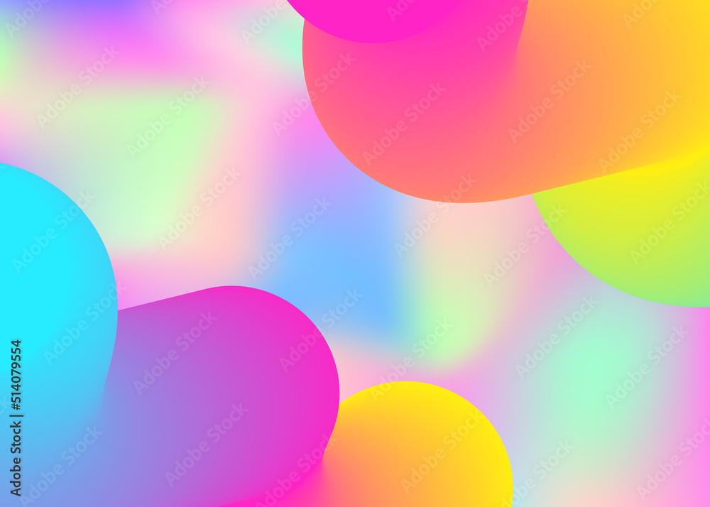 Liquid elements background with dynamic shapes and fluid.