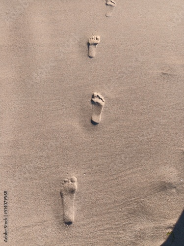 footprint on the sand © Jacek