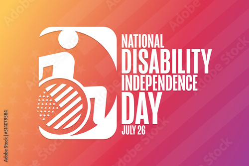 Obraz na plátne National Disability Independence Day