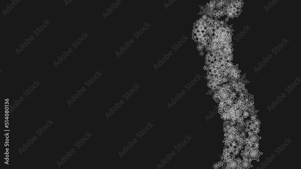 Christmas and New Year snowflakes Christmas and New Year snowflakes
