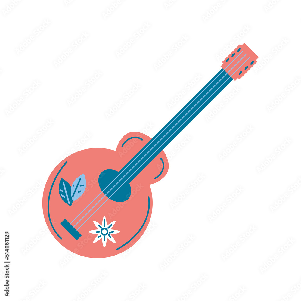 guitar with stickers guitar with stickers
