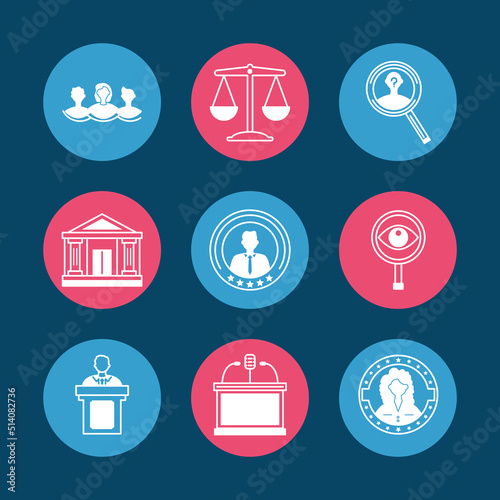 democracy icons collection