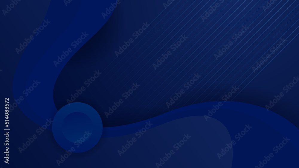 Abstract blue background. Vector abstract graphic design banner pattern presentation background web template.