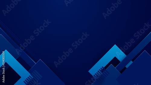 Abstract blue background. Vector abstract graphic design banner pattern presentation background web template.