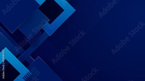 Abstract blue background. Vector abstract graphic design banner pattern presentation background web template.