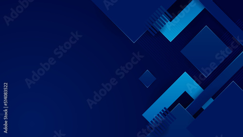 Abstract blue background. Vector abstract graphic design banner pattern presentation background web template.