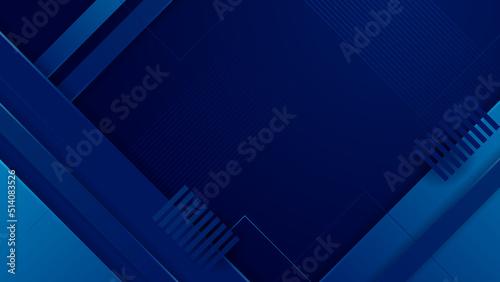 Abstract blue background. Vector abstract graphic design banner pattern presentation background web template.