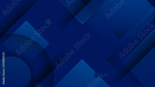Abstract blue background. Vector abstract graphic design banner pattern presentation background web template.