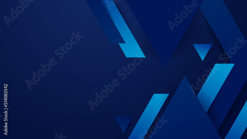 Abstract blue background. Vector abstract graphic design banner pattern presentation background web template.