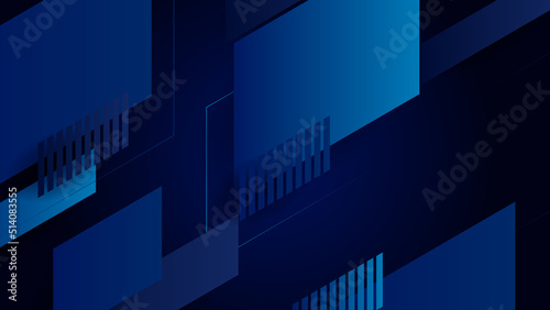 Abstract blue background. Vector abstract graphic design banner pattern presentation background web template.