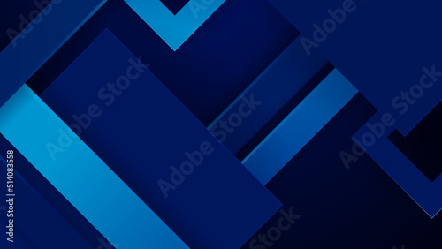 Abstract blue background. Vector abstract graphic design banner pattern presentation background web template.