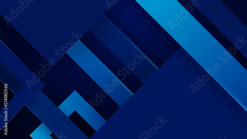 Abstract blue background. Vector abstract graphic design banner pattern presentation background web template.