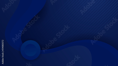 Abstract blue background. Vector abstract graphic design banner pattern presentation background web template.