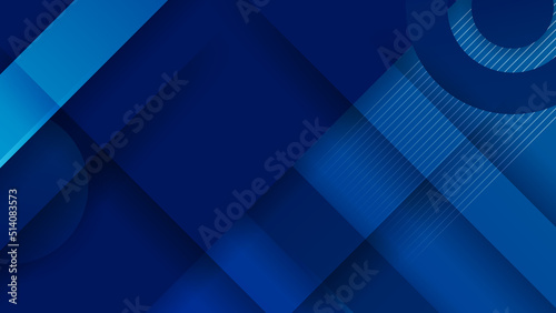Abstract blue background. Vector abstract graphic design banner pattern presentation background web template.