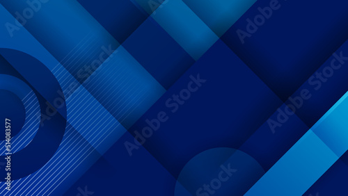 Abstract blue background. Vector abstract graphic design banner pattern presentation background web template.