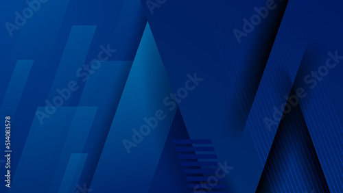 Abstract blue background. Vector abstract graphic design banner pattern presentation background web template.