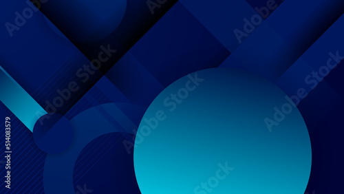 Abstract blue background. Vector abstract graphic design banner pattern presentation background web template.