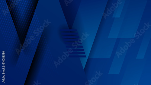 Abstract blue background. Vector abstract graphic design banner pattern presentation background web template.