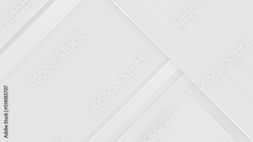 Abstract white gray background. Vector abstract graphic design banner pattern presentation background web template.