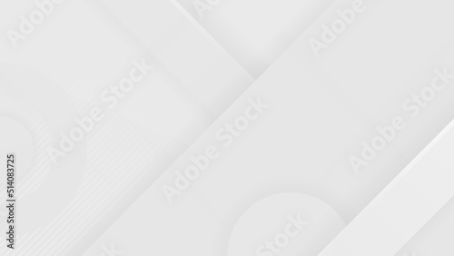 Abstract white gray background. Vector abstract graphic design banner pattern presentation background web template.
