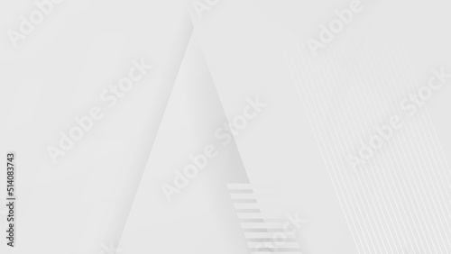 Abstract white gray background. Vector abstract graphic design banner pattern presentation background web template.