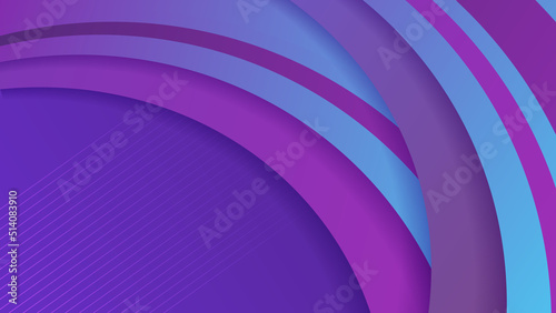 Abstract purple violet and blue technology background. Vector abstract graphic design banner pattern presentation background web template.