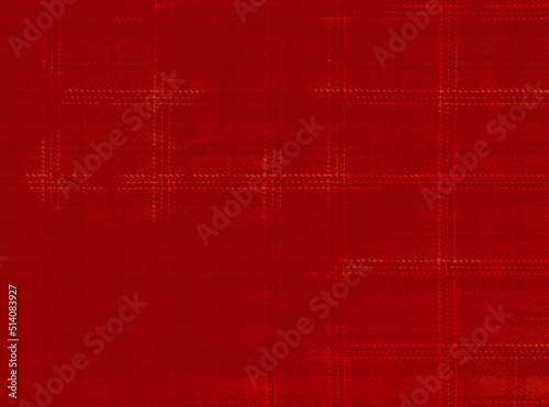 Red and yellow color abstract background or texture with lines and squares