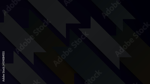 Abstract black background. Vector abstract graphic design banner pattern presentation background web template. © Roisa