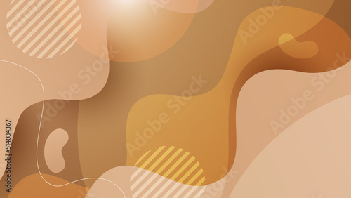 Abstract beige brown skin tone background. Vector abstract graphic design banner pattern presentation background web template.
