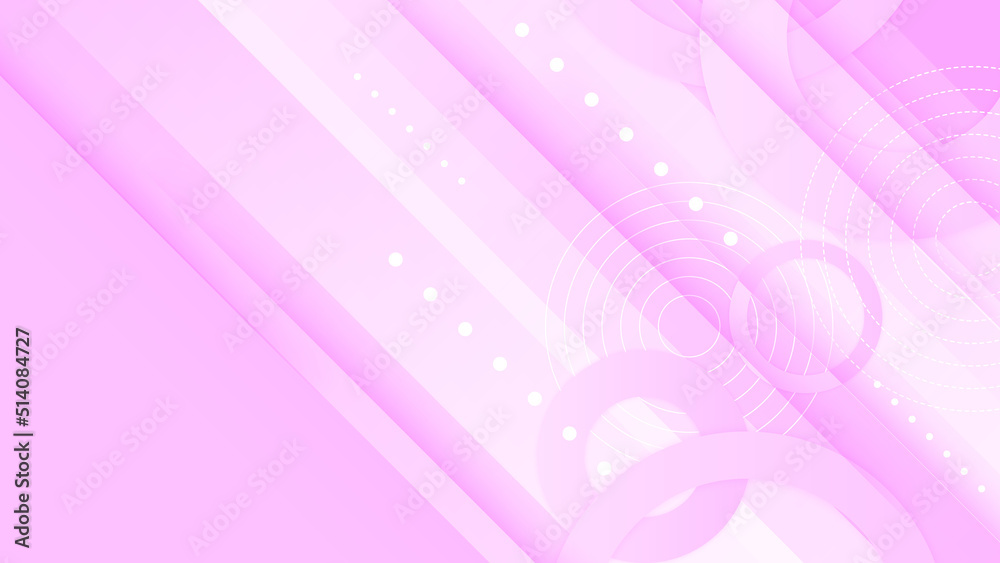 Abstract pink and white background. Vector abstract graphic design banner pattern presentation background web template.